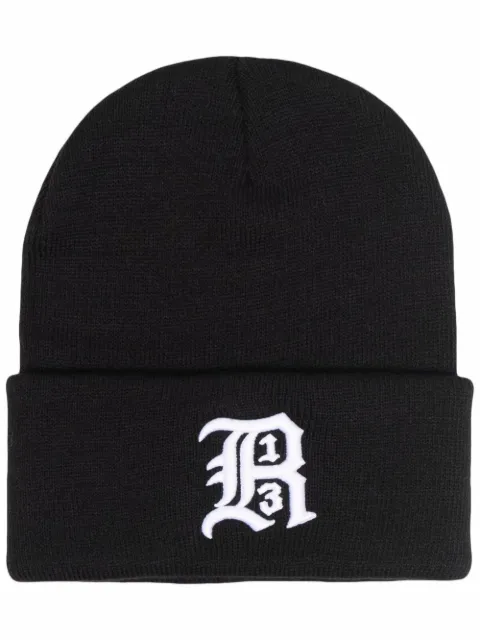 R13 logo-embroidered hat Black R13A500201