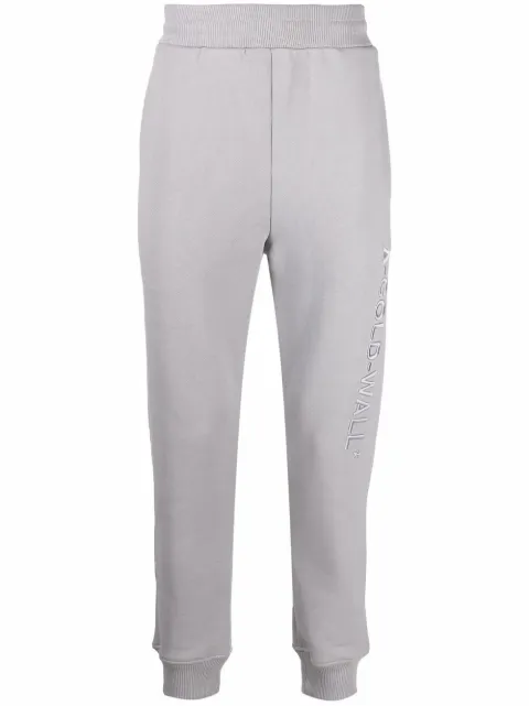 A-COLD-WALL* embossed logo trackpants Grey ACWMB091