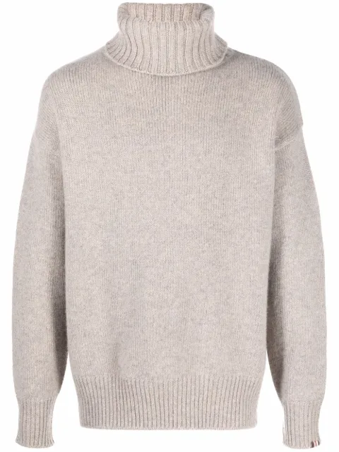 extreme cashmere roll-neck cashmere jumper Neutrals 02003701FE01