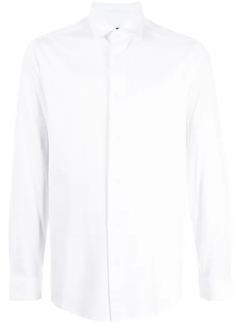 Emporio Armani jersey long-sleeve shirt White 8N1CG11JUVZ0100