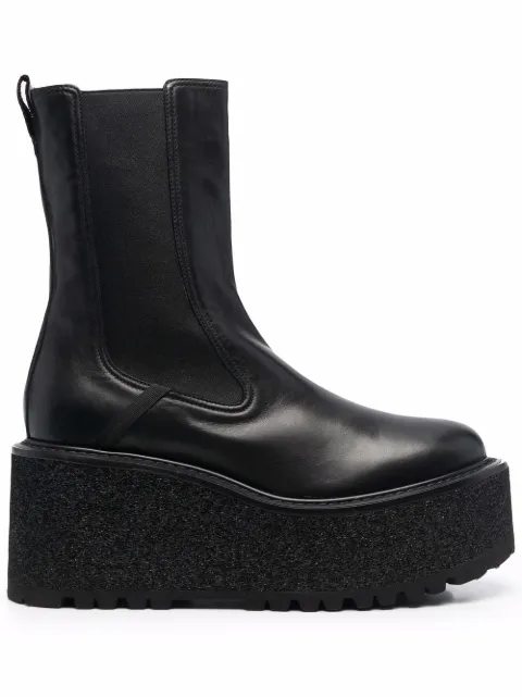 Premiata Gaucho platform-sole boots Black M6164GAUGHONERO
