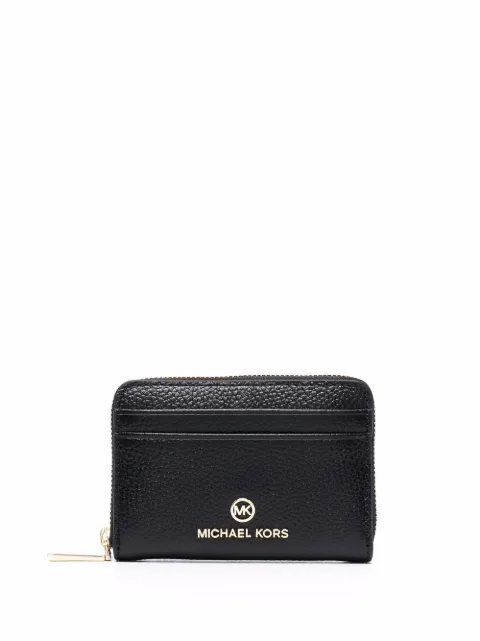 Michael Kors Jet Set leather wallet Black 34S1GT9Z1L001