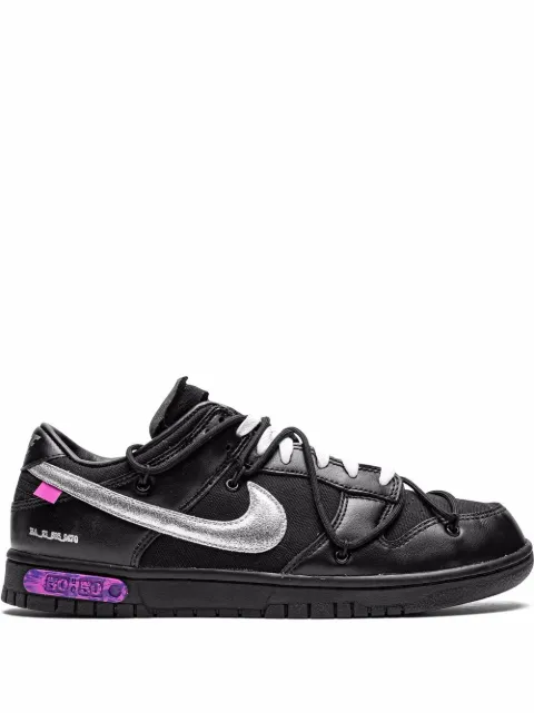 Nike X Off-White Dunk Low "Lot 50" sneakers Black DM1602001