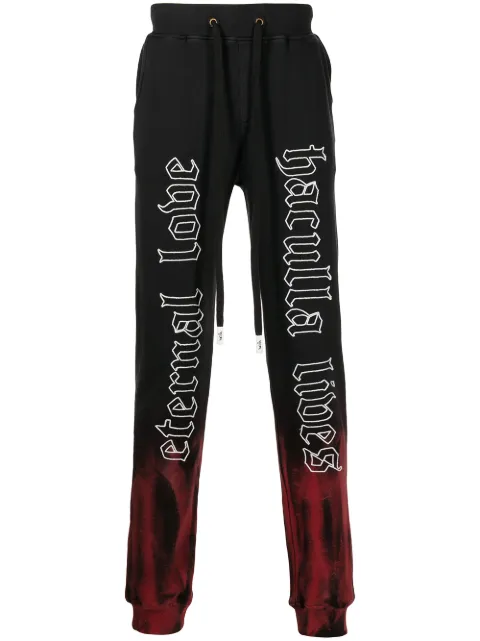 Haculla logo-print track pants Black HA02BBKB02