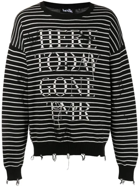 Haculla Here Today Gone Tmr sweatshirt Black HA02BBSK01