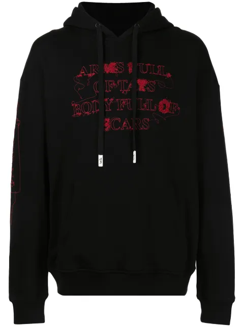 Haculla Arms Full Of Tats hoodie Black HA02BBKH02