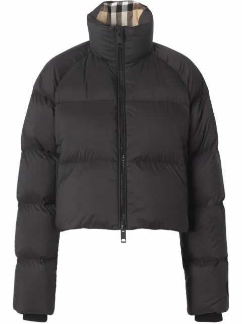 Burberry cropped padded jacket Black 8044730