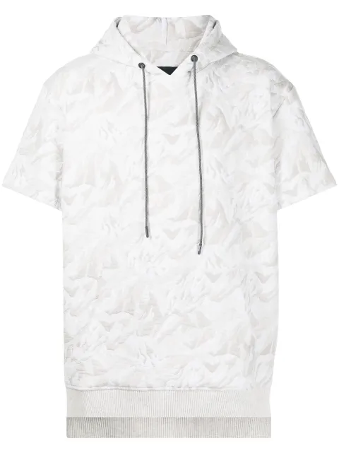 Mostly Heard Rarely Seen camouflage-print cotton hoodie White MH02BBKH06