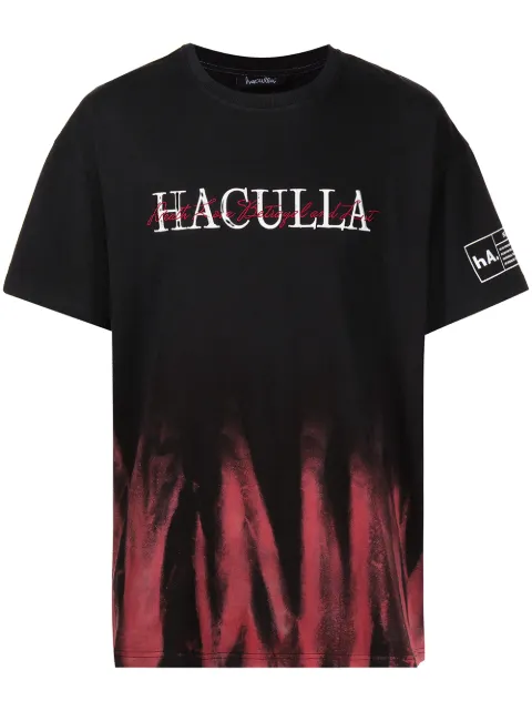 Haculla logo-print T-shirt Black HA02BBT08