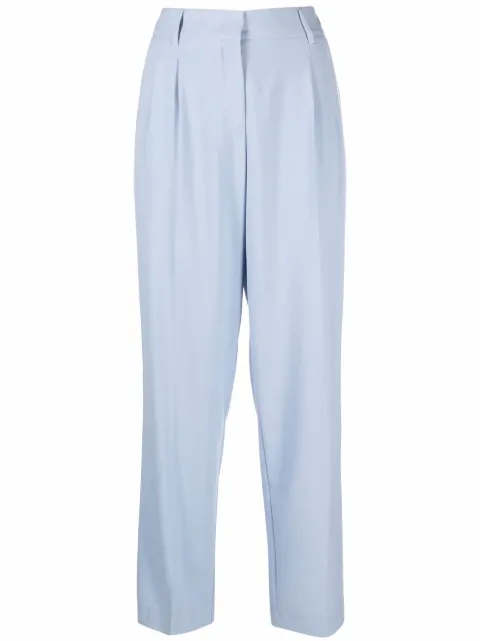 Blanca Vita Passiflora tailored trousers Blue PASSIFLORA3372