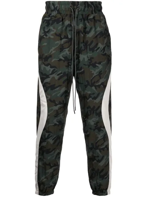 Mostly Heard Rarely Seen camouflage-print track pants Green MH02BBB03