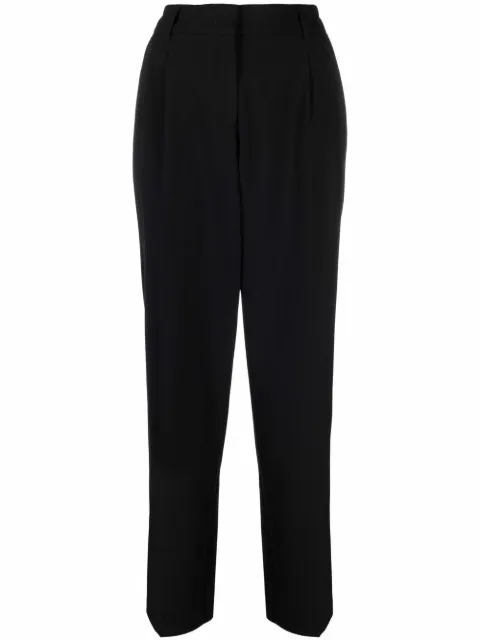 Blanca Vita Passiflora tailored trousers Black PASSIFLORA3372