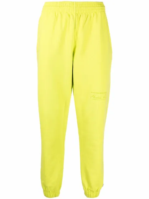 Martine Rose elasticated-waistband track pants Green M607FCFMR055