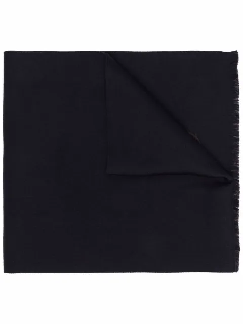 Paul & Shark logo-print scarf Blue 11317002