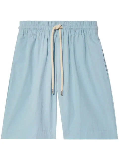 Proenza Schouler White Label drawstring knee-length shorts Blue WL2226119SC070