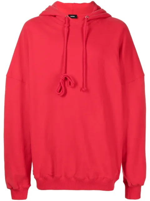 We11done rear-logo oversized hoodie Red WDSS519115URB