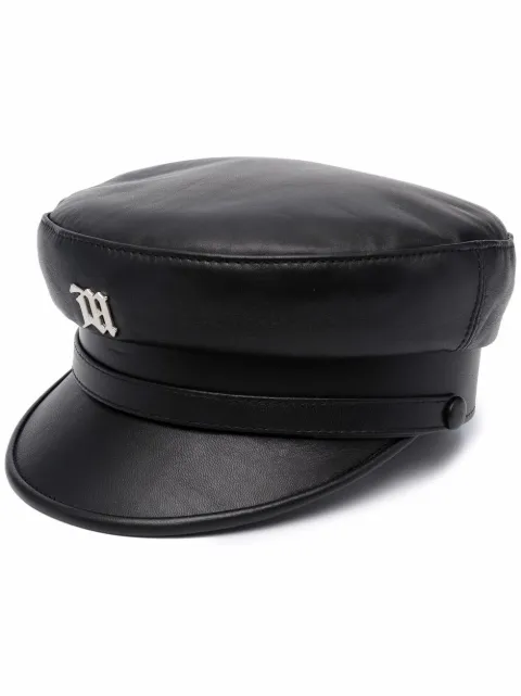 MISBHV logo-plaque baker boy cap Black 4121A805BLACK
