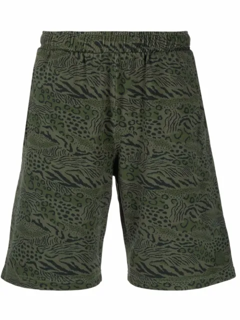 Kenzo animal print shorts Green FB65PA7284ML