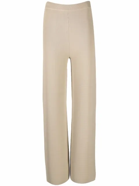 Nanushka straight-leg knitted trousers Neutrals NW22RSPA00484