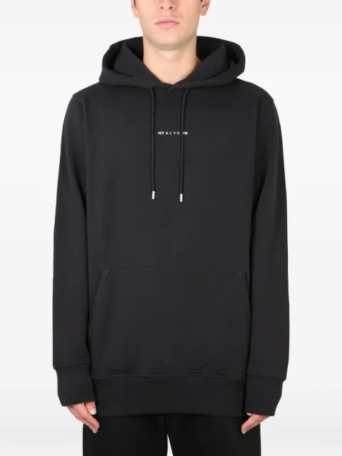 1017 ALYX 9SM logo-print pullover hoodie Black AVUSW0009FA02F21