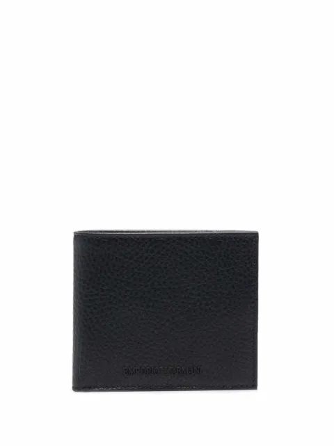 Emporio Armani bi-fold leather wallet Black Y4R167Y068E