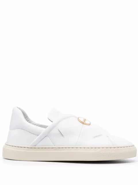 Ports 1961 button-embossed slip-on sneakers White PW321ZSN04UPUN001