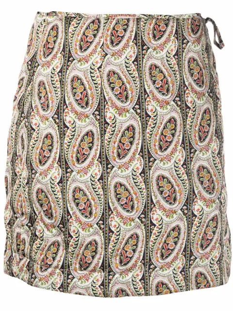 byTiMo paisley-print skirt Neutrals 2140435