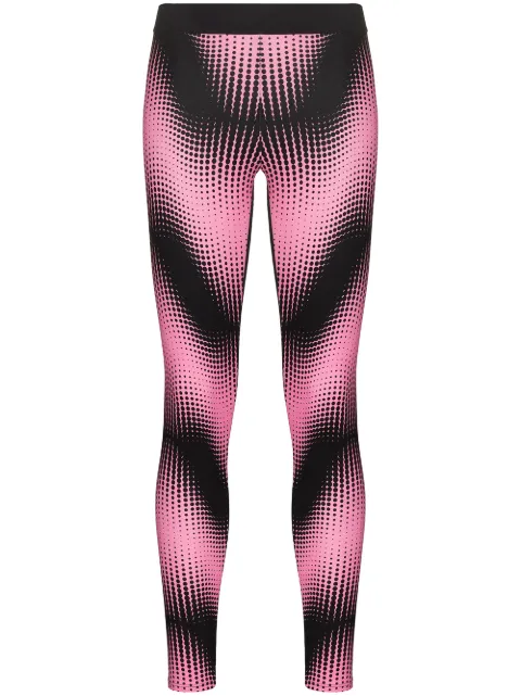 Rabanne abstract-print leggings Pink 22PJPA001VI0234