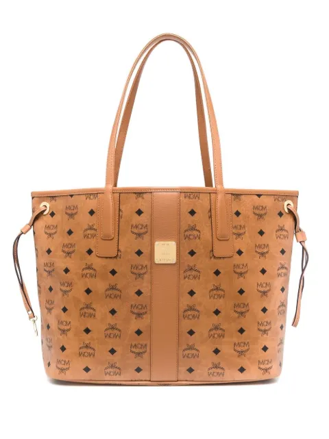 MCM medium Liz reversible tote bag Brown MWPCSVI01COGNAC