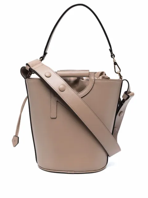 Roger Vivier logo-embellished bucket bag Neutrals RBWANNK0300XMA