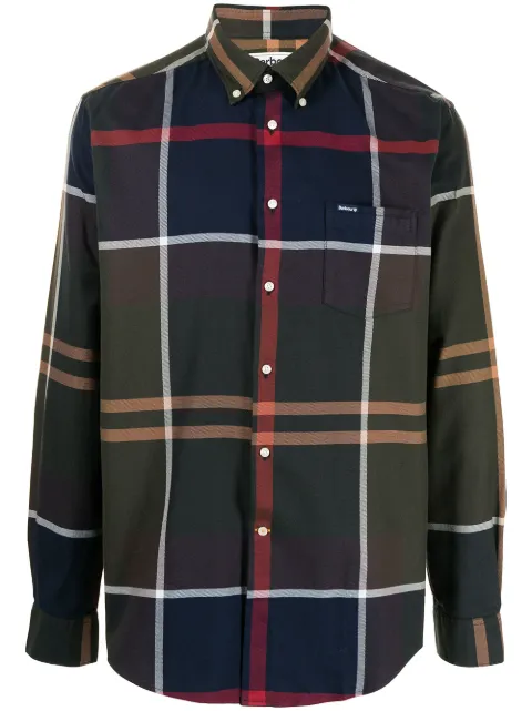 Barbour Dunoon tartan-print shirt Green MSH4980TN51