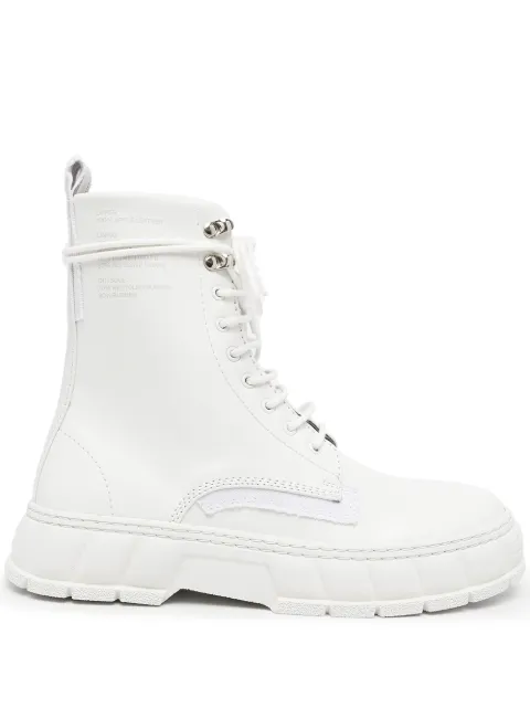 Virón white combat boots White 199203A10