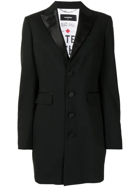 DSQUARED2 suit jacket mini dress Black S72CV0256S40320
