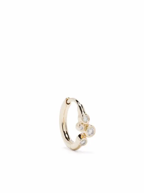 Maria Black 14kt yellow gold Elena diamond huggie earring Gold H1050YL8