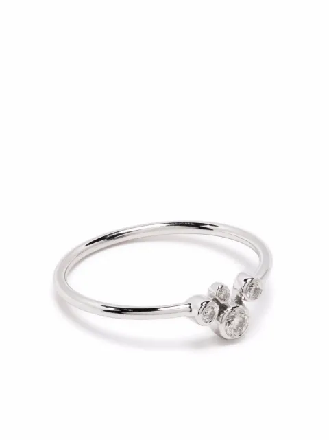 Maria Black 14kt white gold Elena diamond ring Silver 550141