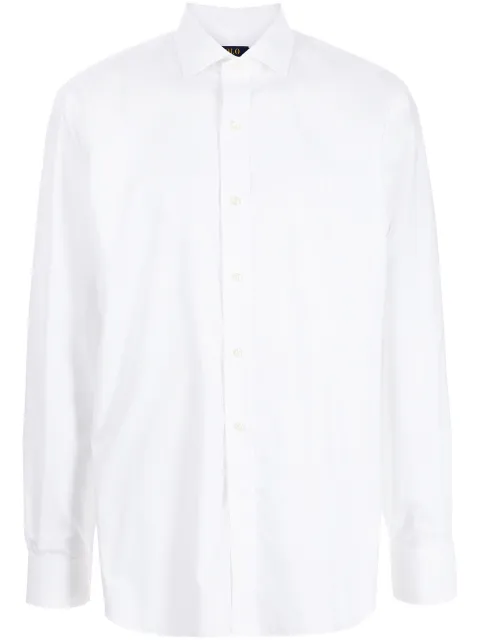 Polo Ralph Lauren Polo Pony logo-embroidered classic shirt White 712827063003
