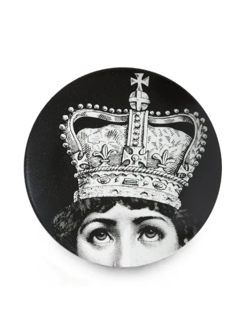 Fornasetti Tema e Variazioni n.369 decorative plate Black PTV369X