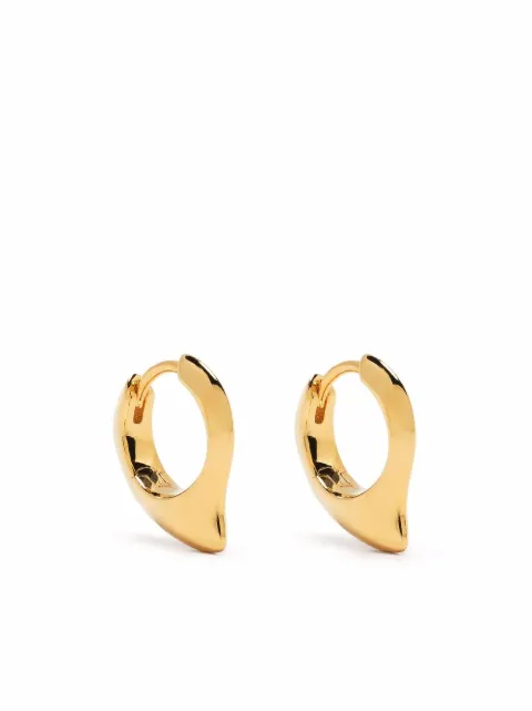 Maria Black Fiona Huggies hoop earrings Gold 100841YGPAIR