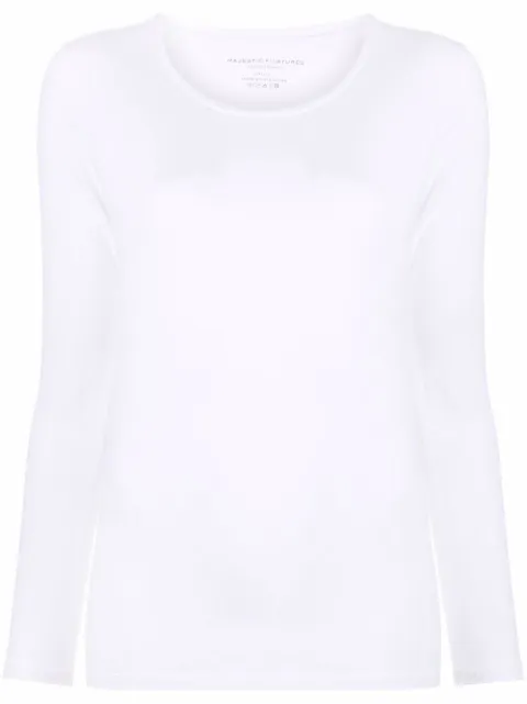 Majestic Filatures long-sleeve T-shirt White M007FTS037