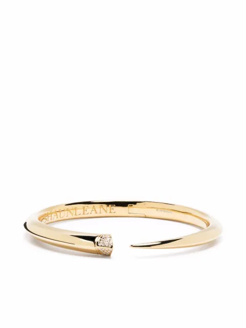 Shaun Leane Tusk diamond bangle Gold SA024YVWHBZX