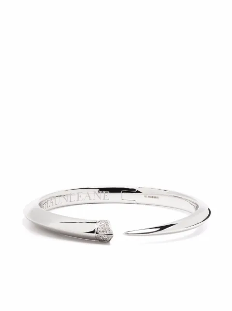 Shaun Leane Tusk diamond bangle Silver SA024SSWHBZX