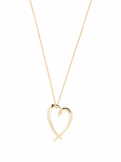 Shaun Leane Hook heart pendant necklace Gold SA019YVNANOS