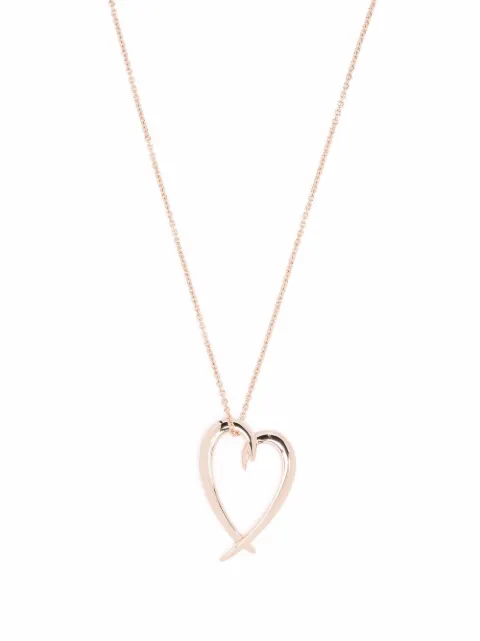 Shaun Leane Hook heart pendant necklace Pink SA019RVNANOS