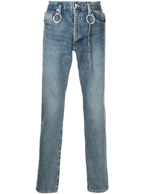 Mastermind World mid-rise slim fit jeans Blue MW21S07PA001000