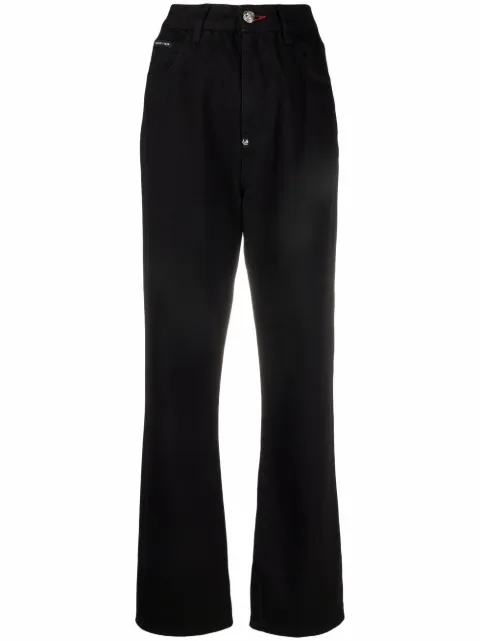 Philipp Plein Iconic loose fit jeans Black AAACWDT1746PDE004N