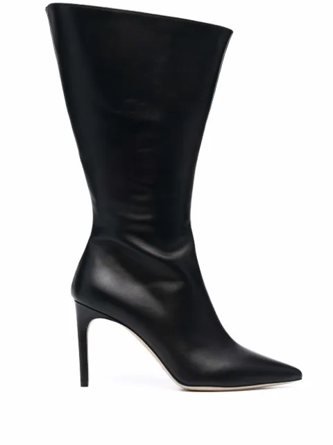 Giannico Victoria leather boots Black GI023590CP3096I023