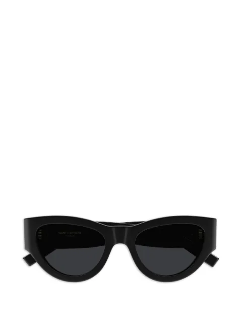 Saint Laurent Eyewear Oval-frame sunglasses Black SLM94001