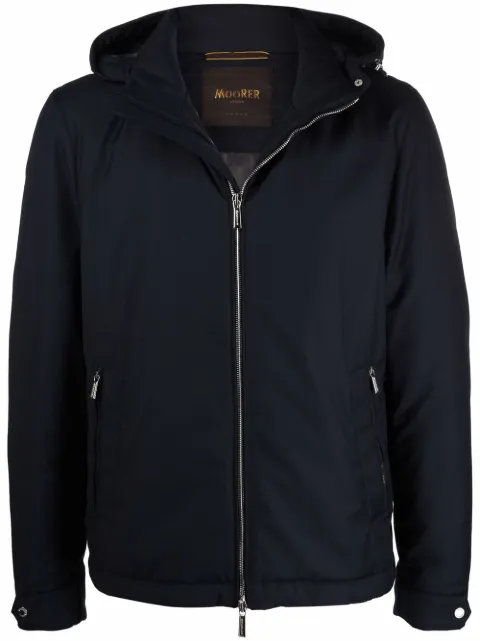 Moorer zip rain jacket Blue ALBINIPUM