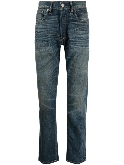 Ralph Lauren RRL whiskering-effect jeans Blue 782840626001