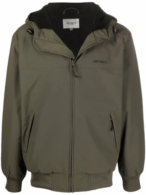Carhartt WIP hooded bomber jacket Green I028436
